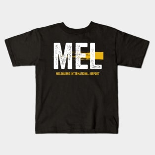 MEL Airport Code Melbourne International Airport Kids T-Shirt